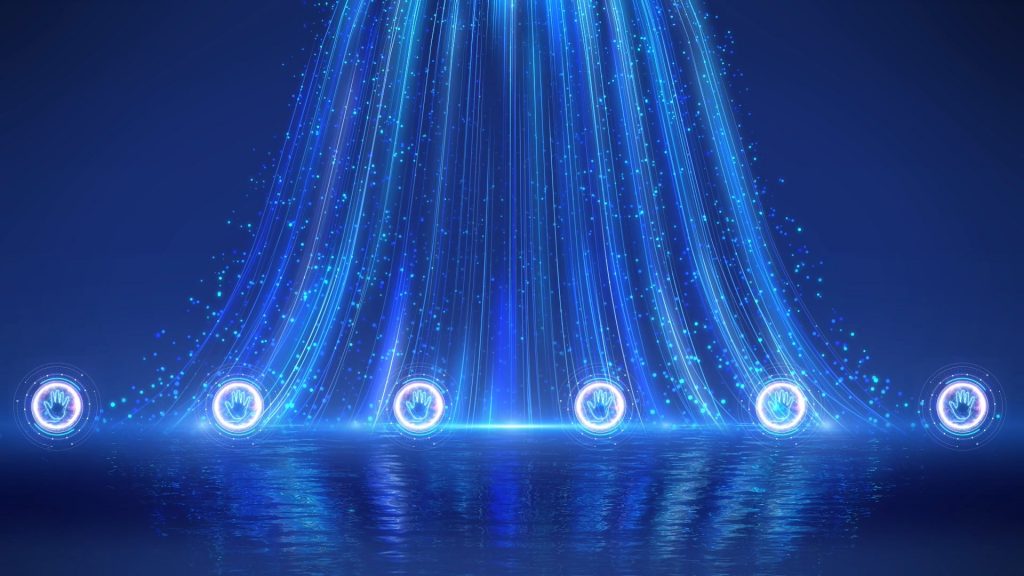 蓝色手掌启动视频专区-启动视频